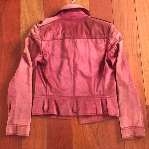 RARE* ❤️Gucci Women’s Pink Suede Jacket Sz:US / M - Picture 3 of 8